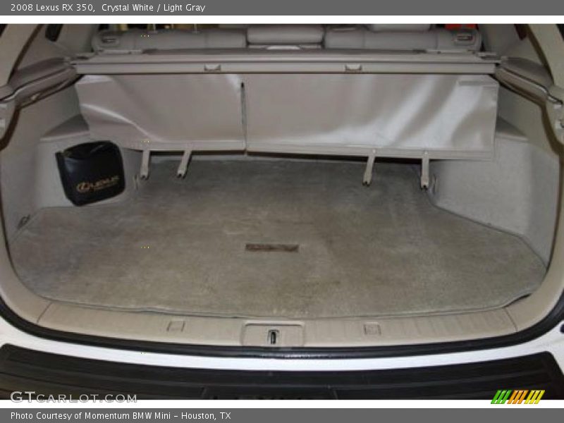 Crystal White / Light Gray 2008 Lexus RX 350
