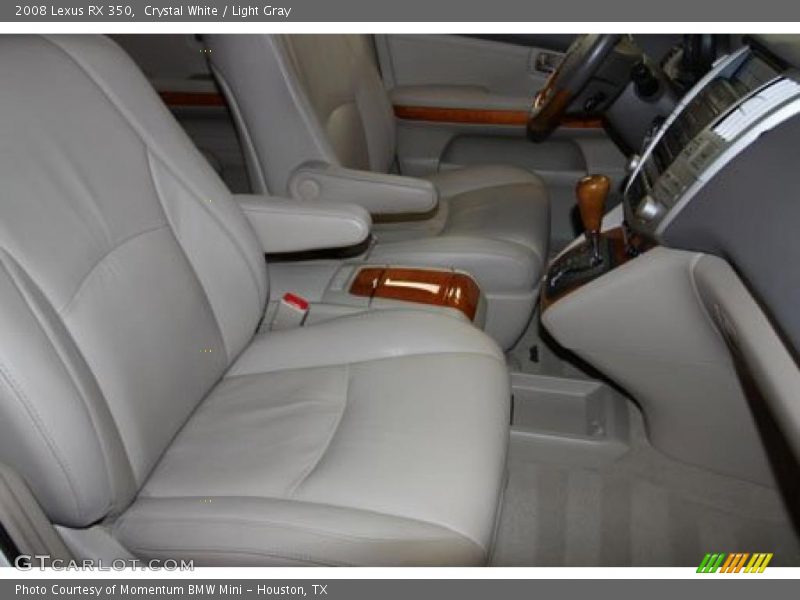 Crystal White / Light Gray 2008 Lexus RX 350