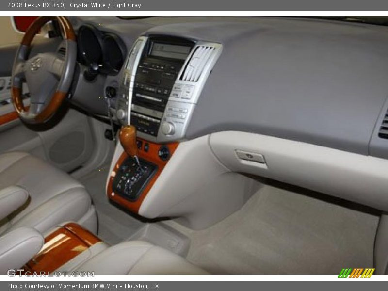 Crystal White / Light Gray 2008 Lexus RX 350