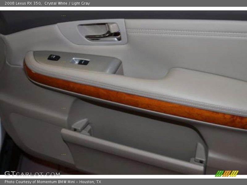 Crystal White / Light Gray 2008 Lexus RX 350