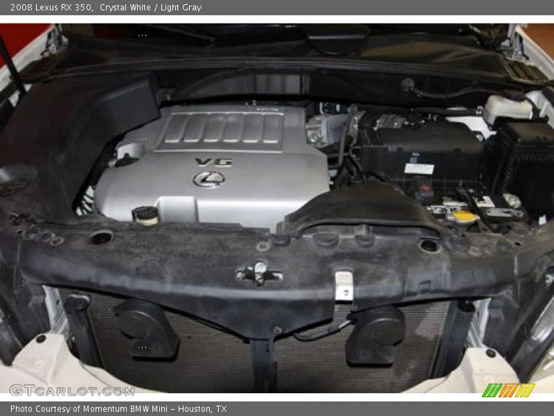 Crystal White / Light Gray 2008 Lexus RX 350