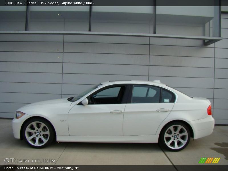 Alpine White / Black 2008 BMW 3 Series 335xi Sedan