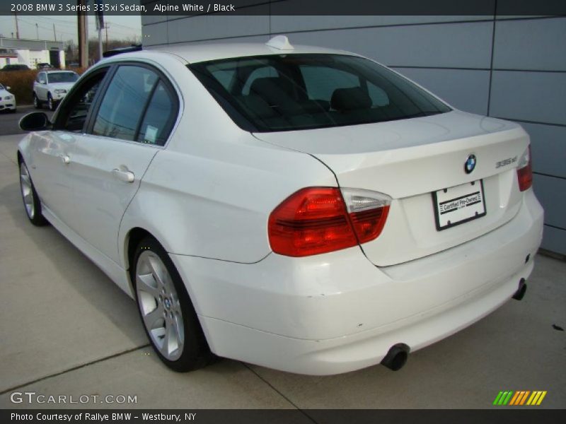 Alpine White / Black 2008 BMW 3 Series 335xi Sedan