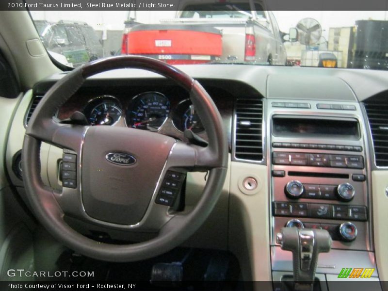 Steel Blue Metallic / Light Stone 2010 Ford Taurus Limited