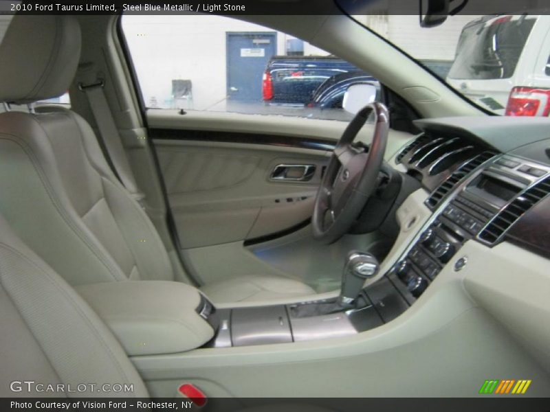 Steel Blue Metallic / Light Stone 2010 Ford Taurus Limited