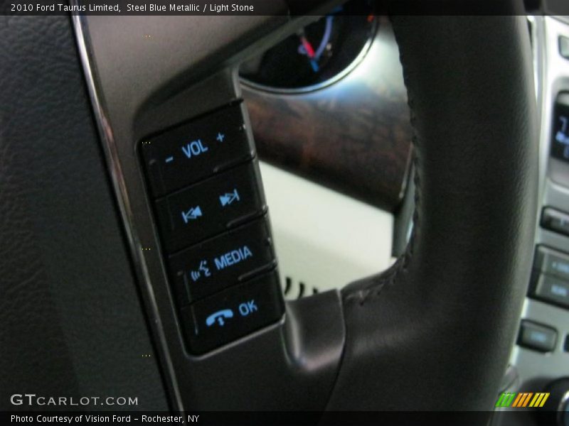 Steel Blue Metallic / Light Stone 2010 Ford Taurus Limited