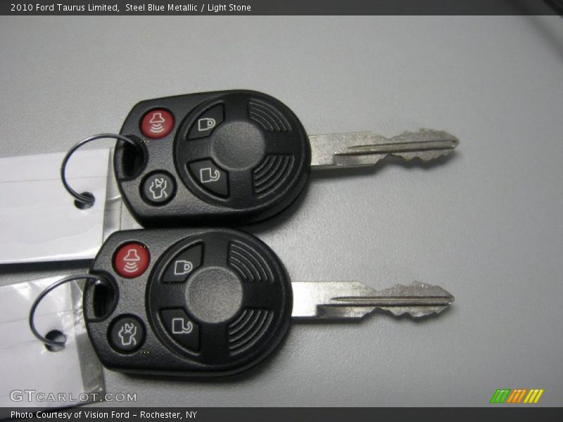 Steel Blue Metallic / Light Stone 2010 Ford Taurus Limited