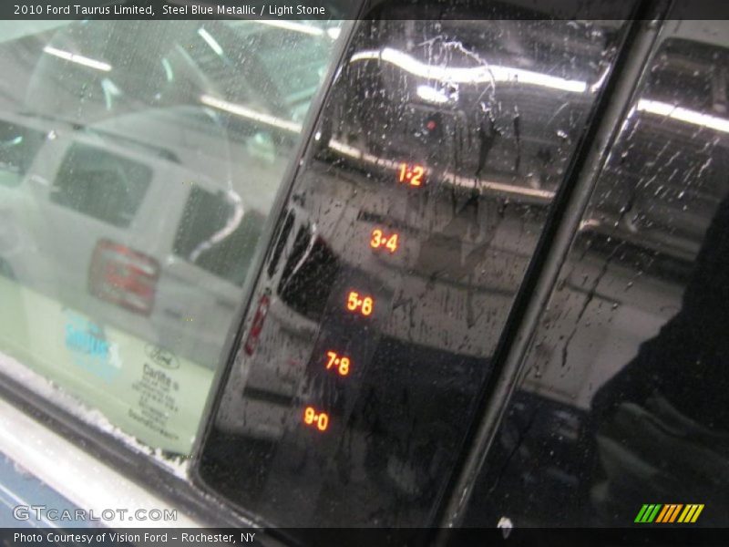 Steel Blue Metallic / Light Stone 2010 Ford Taurus Limited