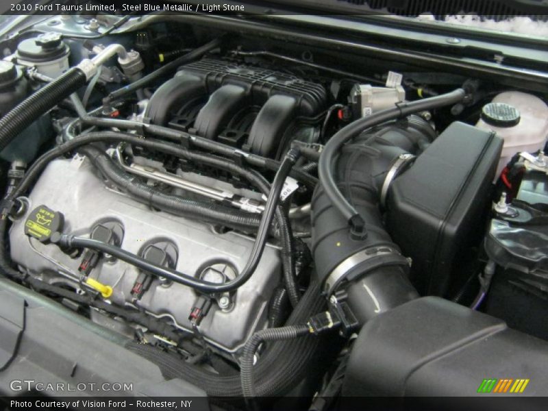 Steel Blue Metallic / Light Stone 2010 Ford Taurus Limited