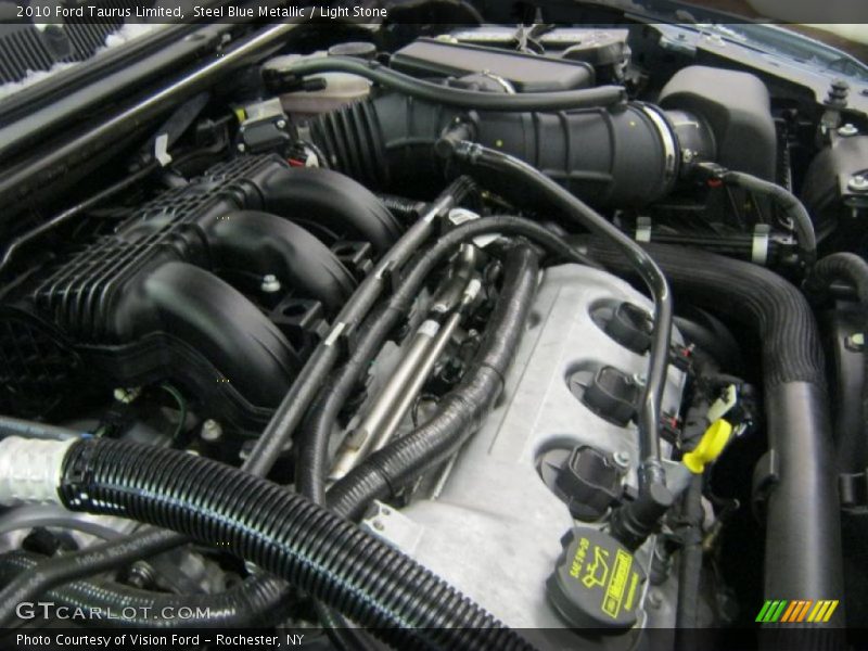 Steel Blue Metallic / Light Stone 2010 Ford Taurus Limited