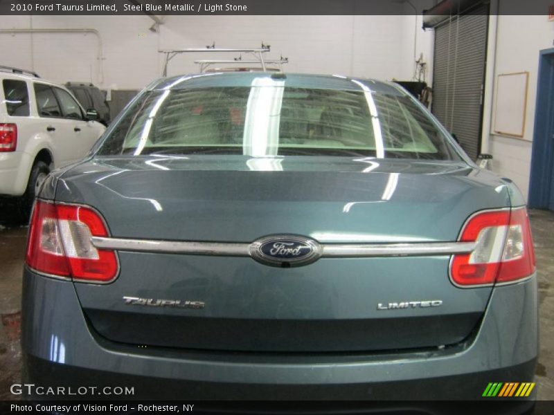 Steel Blue Metallic / Light Stone 2010 Ford Taurus Limited