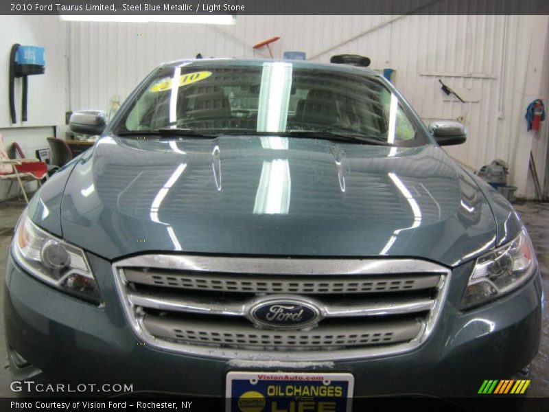 Steel Blue Metallic / Light Stone 2010 Ford Taurus Limited
