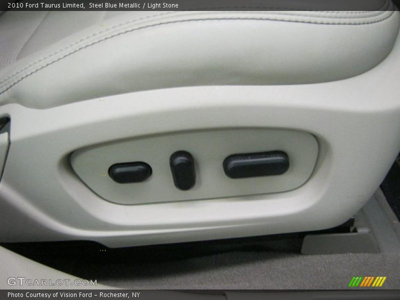 Steel Blue Metallic / Light Stone 2010 Ford Taurus Limited