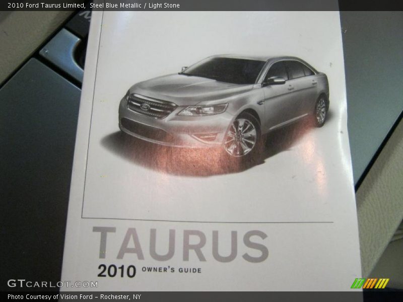 Steel Blue Metallic / Light Stone 2010 Ford Taurus Limited