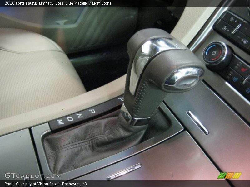 Steel Blue Metallic / Light Stone 2010 Ford Taurus Limited