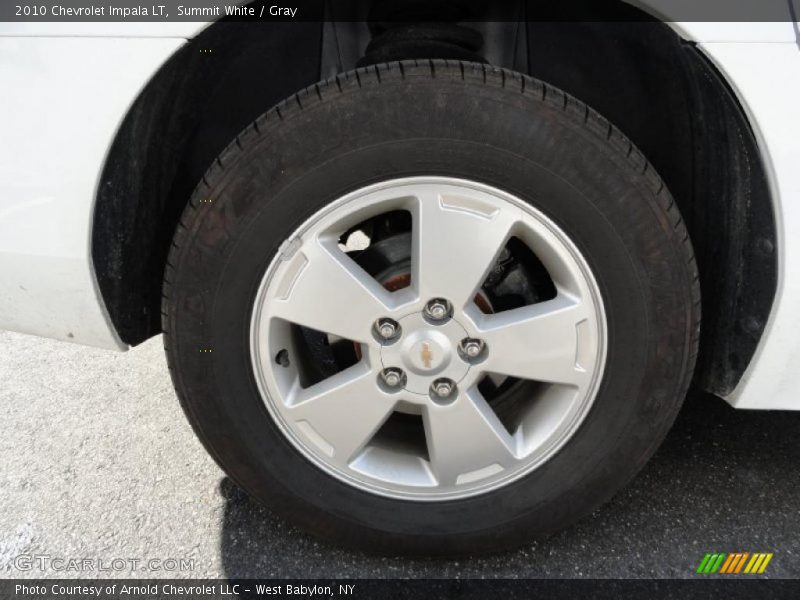 Summit White / Gray 2010 Chevrolet Impala LT