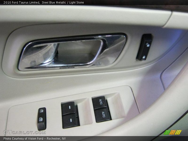 Steel Blue Metallic / Light Stone 2010 Ford Taurus Limited