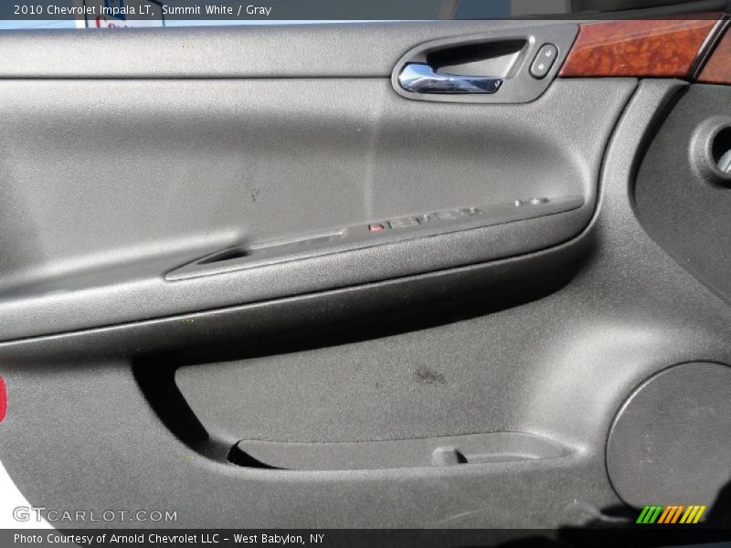 Summit White / Gray 2010 Chevrolet Impala LT