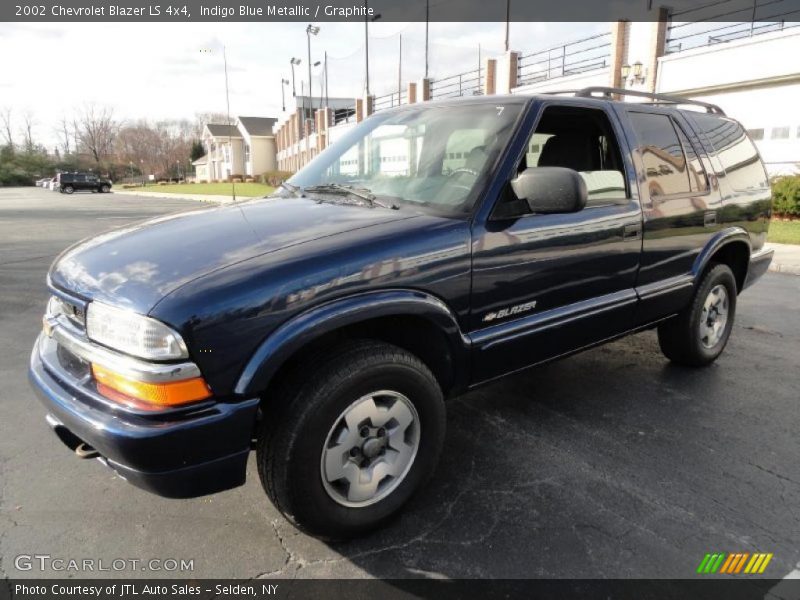 Indigo Blue Metallic / Graphite 2002 Chevrolet Blazer LS 4x4