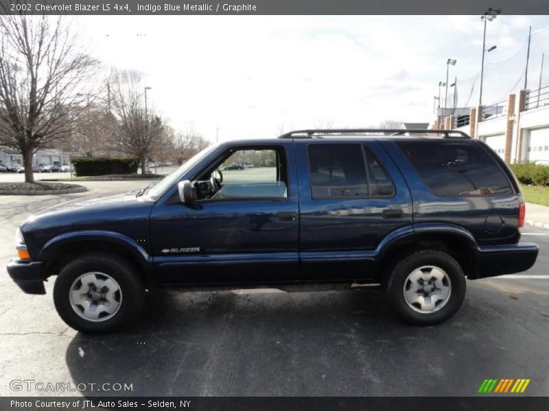 Indigo Blue Metallic / Graphite 2002 Chevrolet Blazer LS 4x4