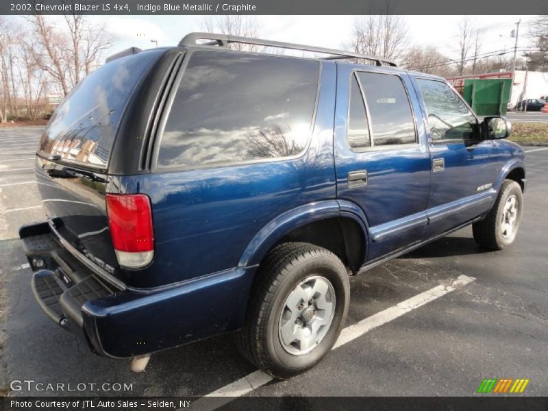 Indigo Blue Metallic / Graphite 2002 Chevrolet Blazer LS 4x4