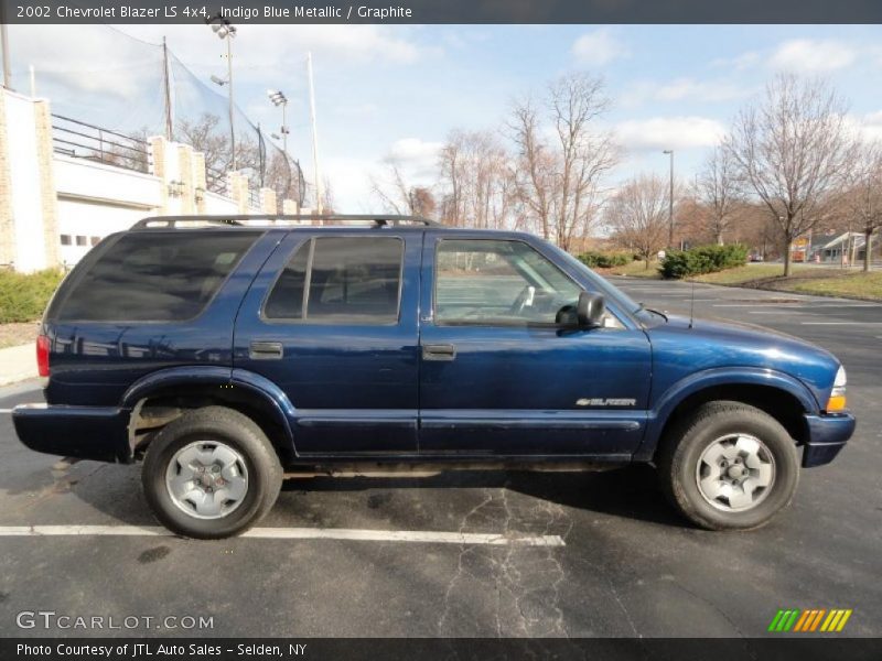Indigo Blue Metallic / Graphite 2002 Chevrolet Blazer LS 4x4