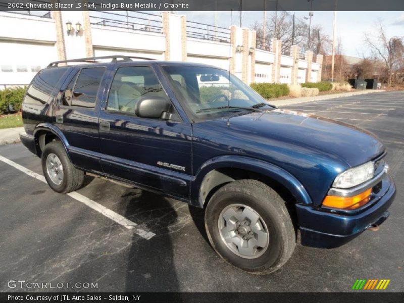Indigo Blue Metallic / Graphite 2002 Chevrolet Blazer LS 4x4