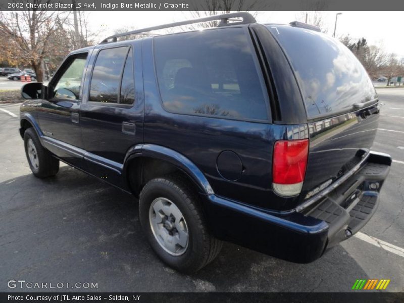 Indigo Blue Metallic / Graphite 2002 Chevrolet Blazer LS 4x4