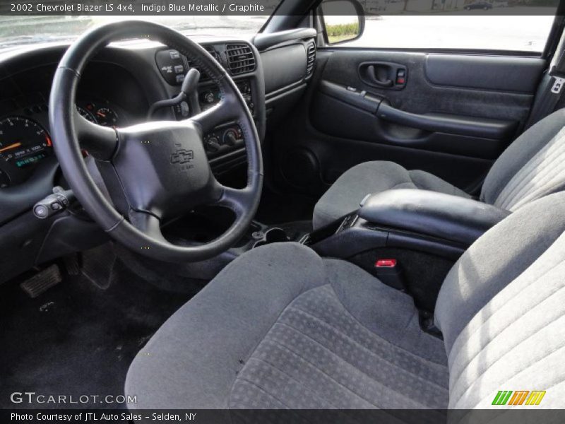 Indigo Blue Metallic / Graphite 2002 Chevrolet Blazer LS 4x4