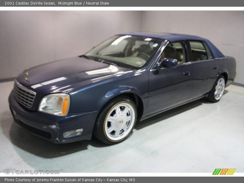 Midnight Blue / Neutral Shale 2001 Cadillac DeVille Sedan