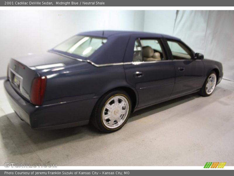 Midnight Blue / Neutral Shale 2001 Cadillac DeVille Sedan