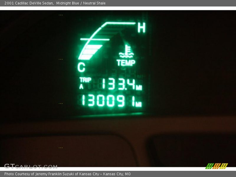 Midnight Blue / Neutral Shale 2001 Cadillac DeVille Sedan