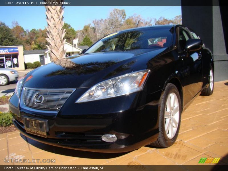 Black Onyx / Black 2007 Lexus ES 350