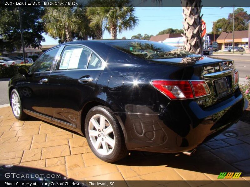 Black Onyx / Black 2007 Lexus ES 350