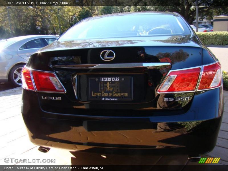 Black Onyx / Black 2007 Lexus ES 350