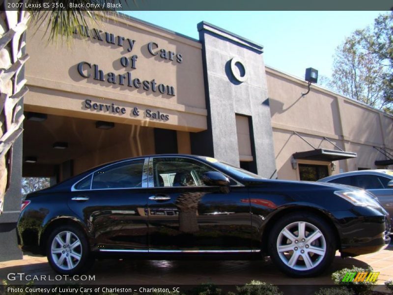 Black Onyx / Black 2007 Lexus ES 350