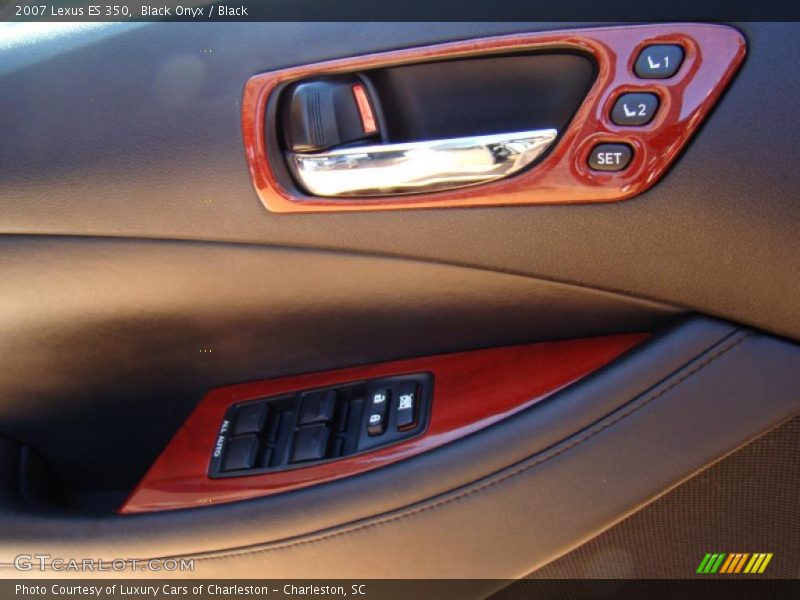 Black Onyx / Black 2007 Lexus ES 350