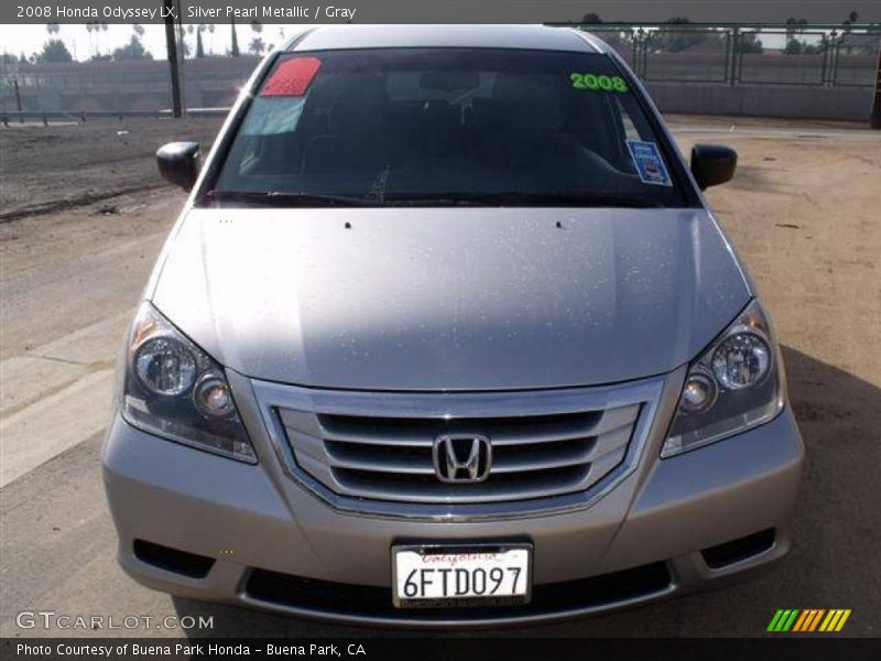 Silver Pearl Metallic / Gray 2008 Honda Odyssey LX