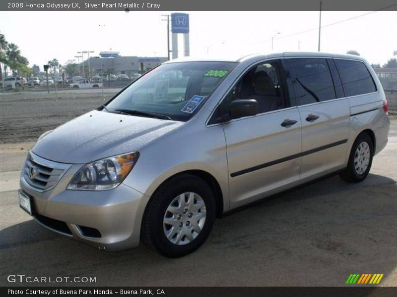 Silver Pearl Metallic / Gray 2008 Honda Odyssey LX
