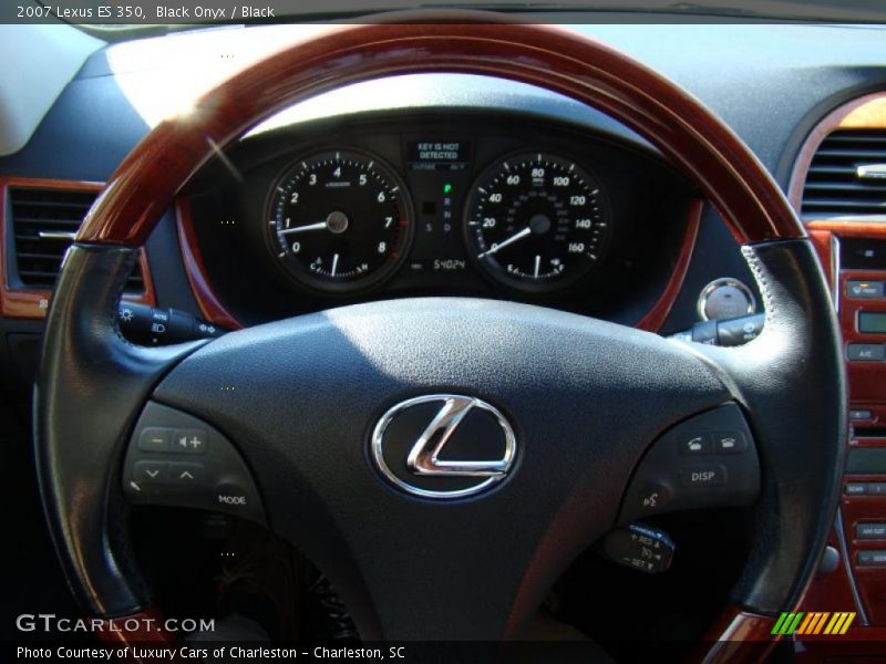 Black Onyx / Black 2007 Lexus ES 350