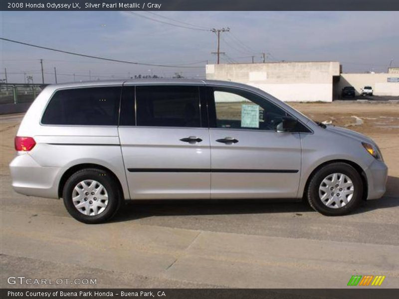 Silver Pearl Metallic / Gray 2008 Honda Odyssey LX