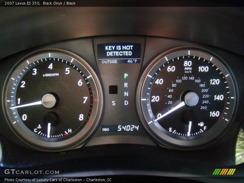 Black Onyx / Black 2007 Lexus ES 350