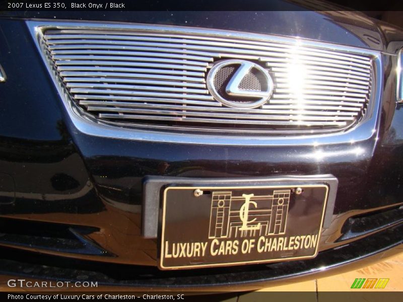 Black Onyx / Black 2007 Lexus ES 350