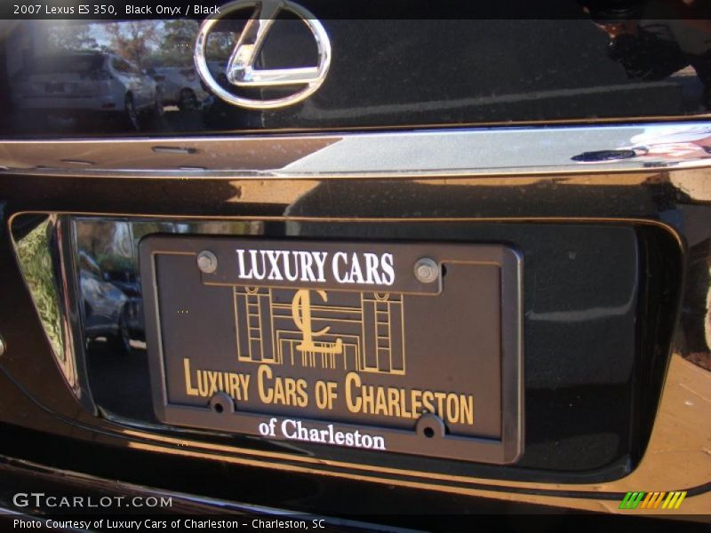 Black Onyx / Black 2007 Lexus ES 350