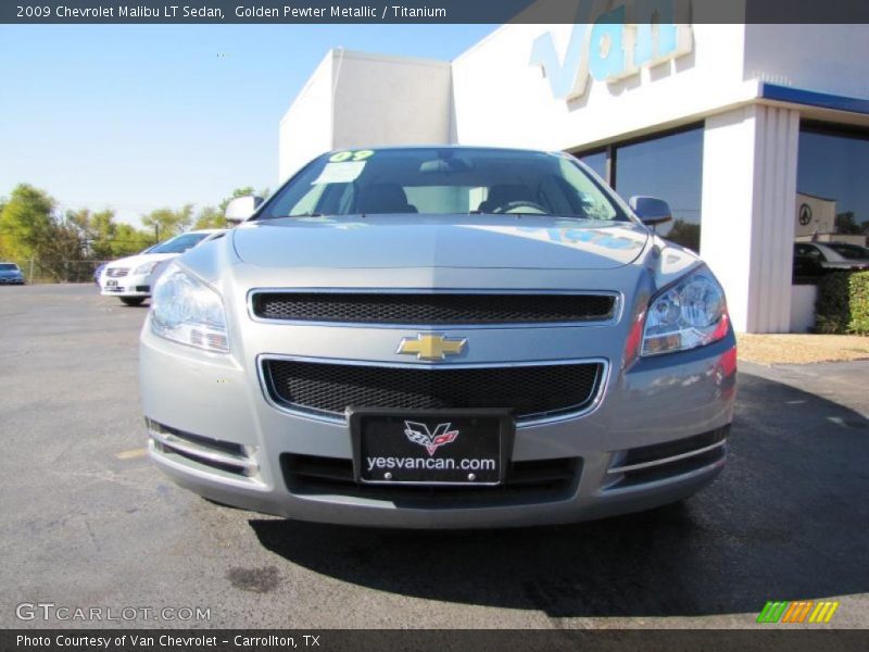 Golden Pewter Metallic / Titanium 2009 Chevrolet Malibu LT Sedan