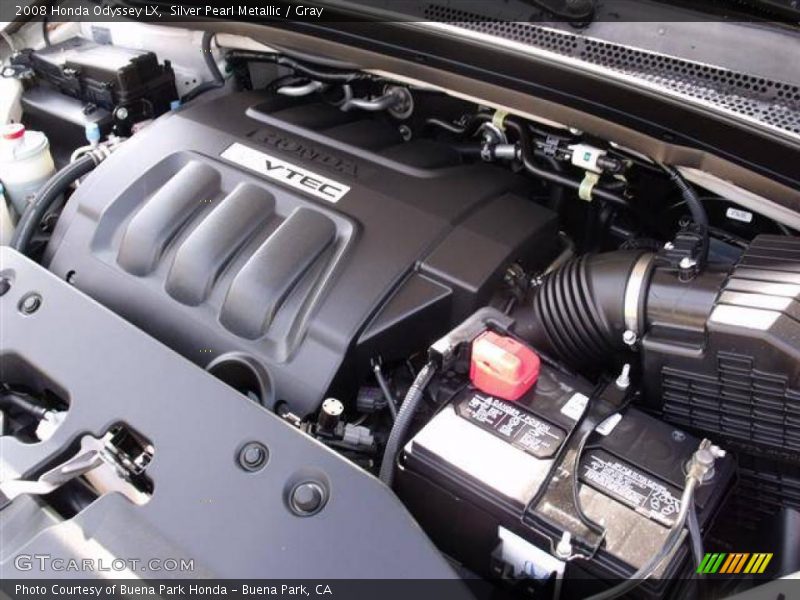 Silver Pearl Metallic / Gray 2008 Honda Odyssey LX