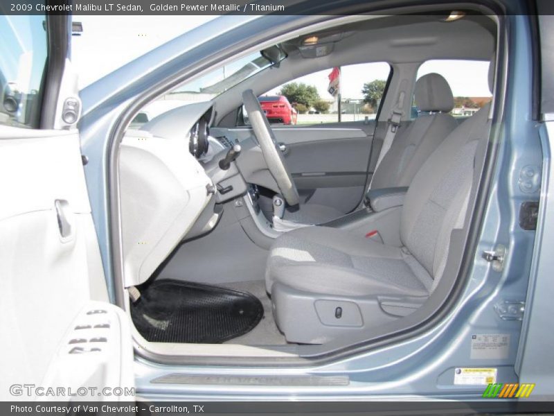 Golden Pewter Metallic / Titanium 2009 Chevrolet Malibu LT Sedan