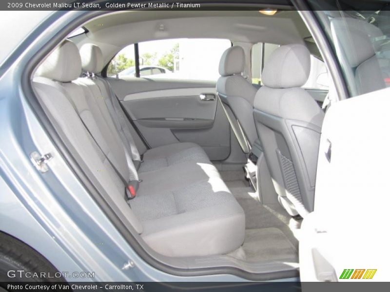 Golden Pewter Metallic / Titanium 2009 Chevrolet Malibu LT Sedan
