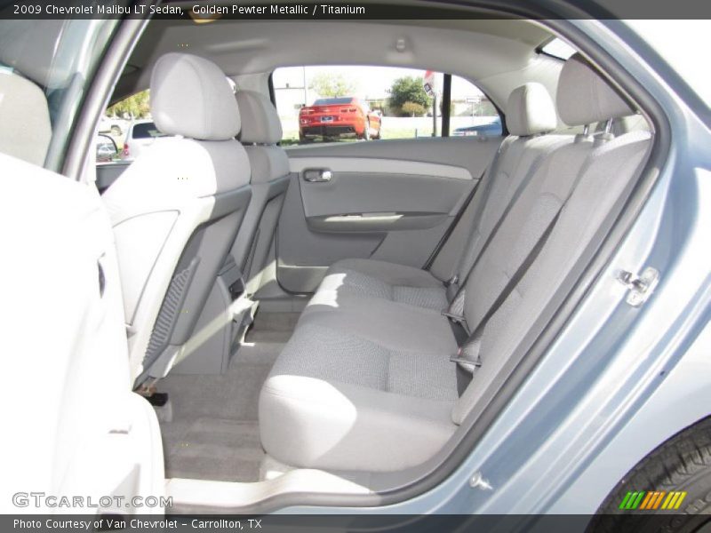 Golden Pewter Metallic / Titanium 2009 Chevrolet Malibu LT Sedan
