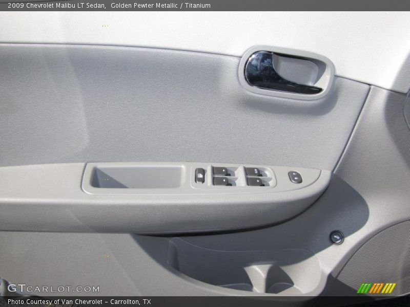 Golden Pewter Metallic / Titanium 2009 Chevrolet Malibu LT Sedan